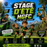 Affiche stage d'été carré