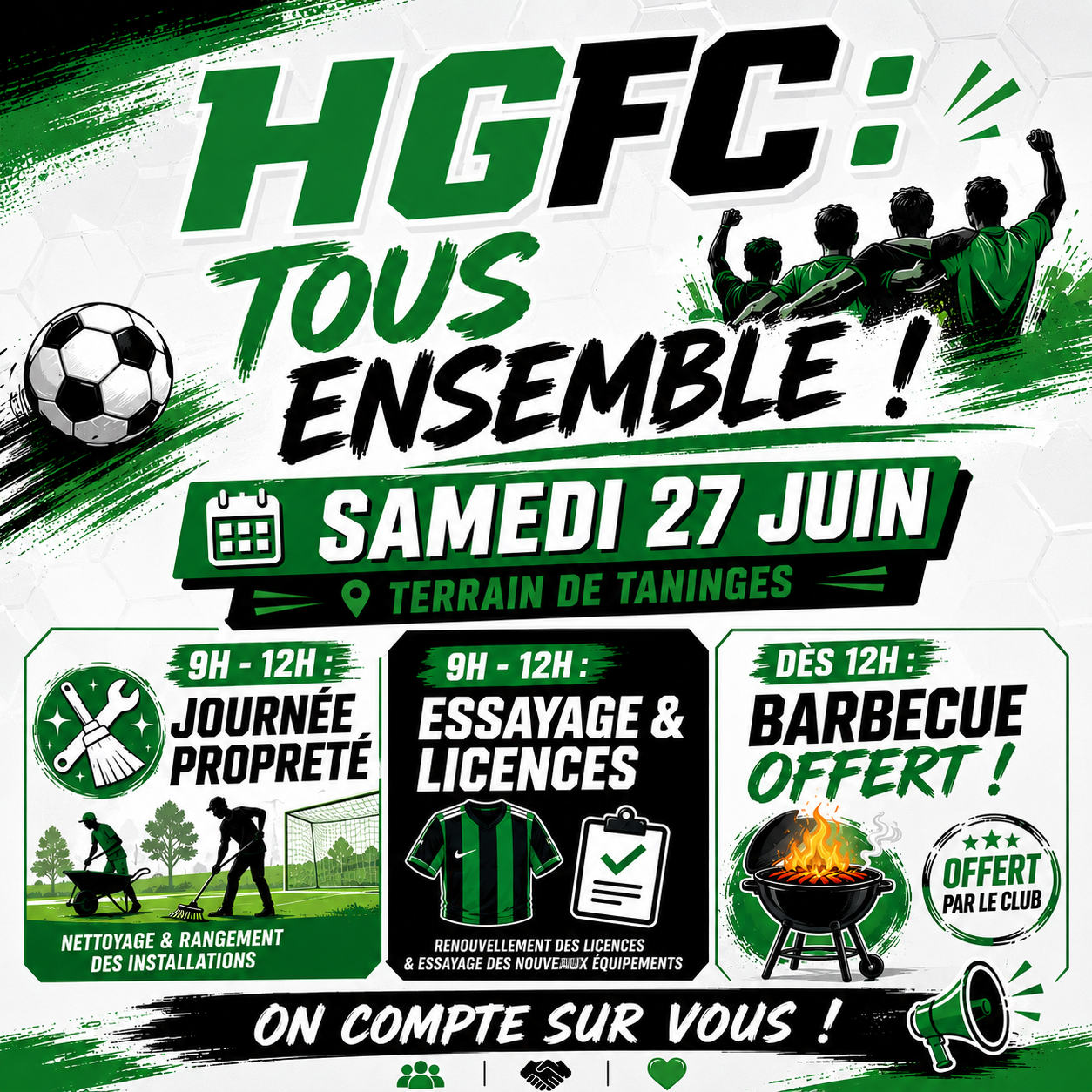 BBQ fin d'année carré
